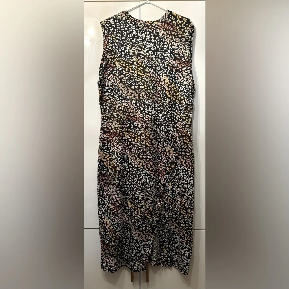 NWT Size 1X - Grey State Chiara Midi Dress - Picture 15 of 16